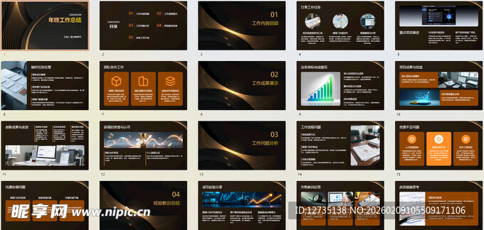 多样PPT模板展示