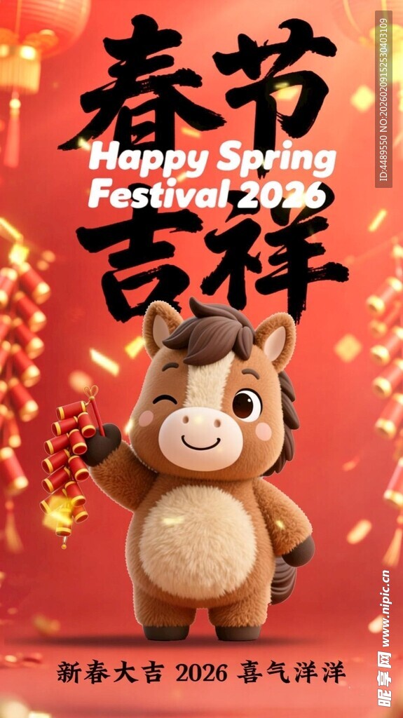 2026萌马贺岁迎春节