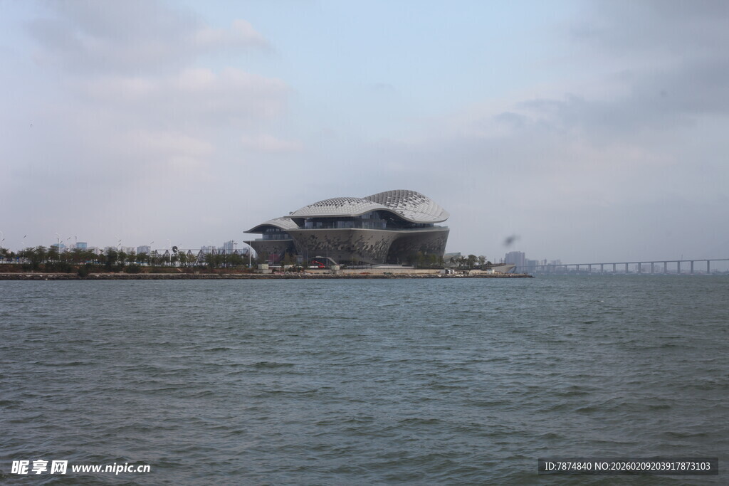 海上楼阁景观