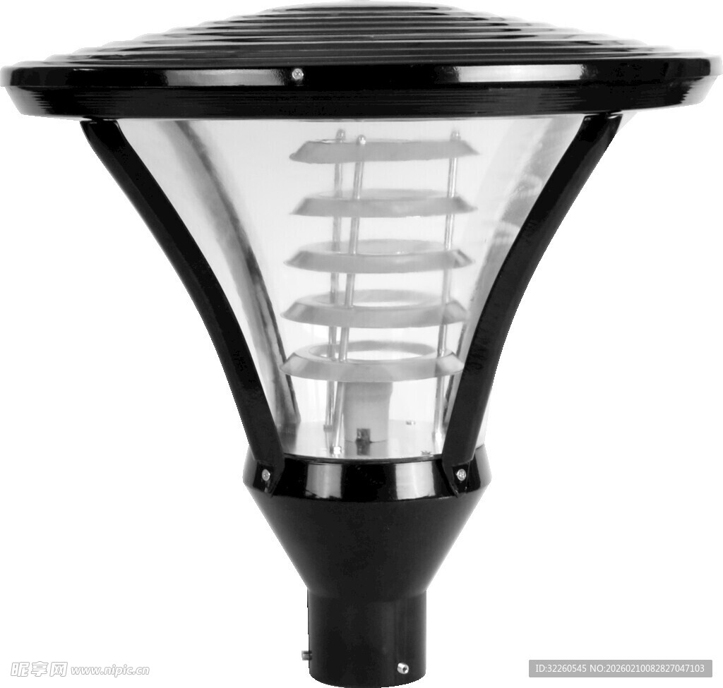 黑色户外太阳能景观灯