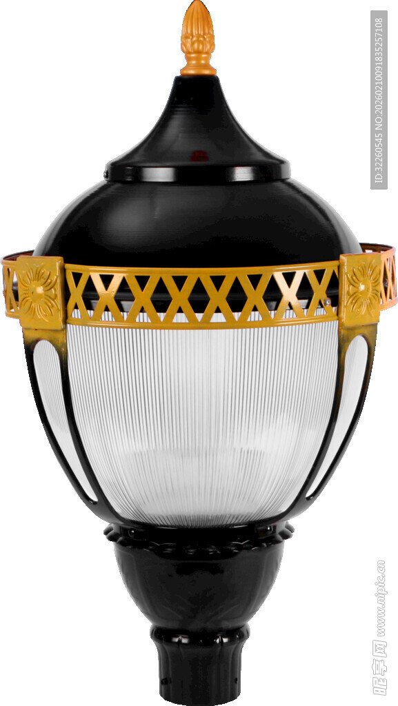 复古黑金户外装饰灯