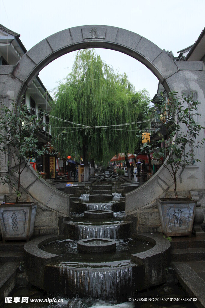 中式庭院水景 古朴雅致