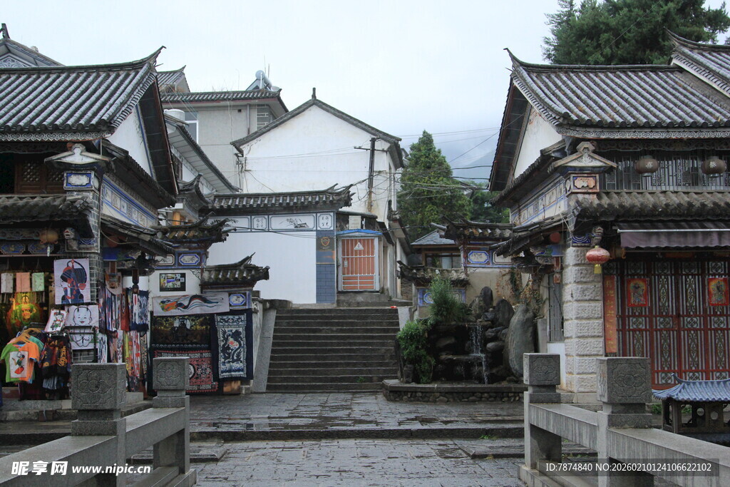 古色古香的传统中式街巷