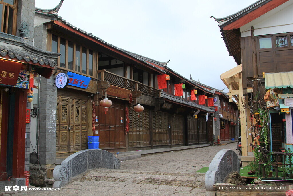 古色古香的传统街巷景观