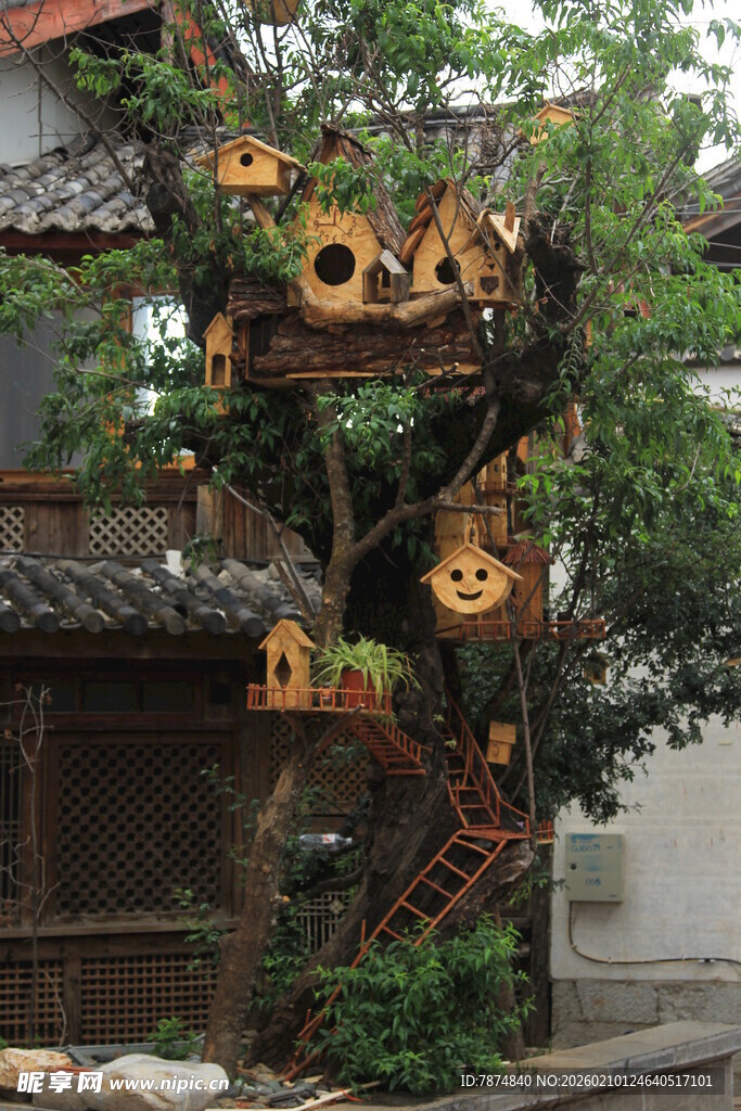 创意铁艺树状装饰景观