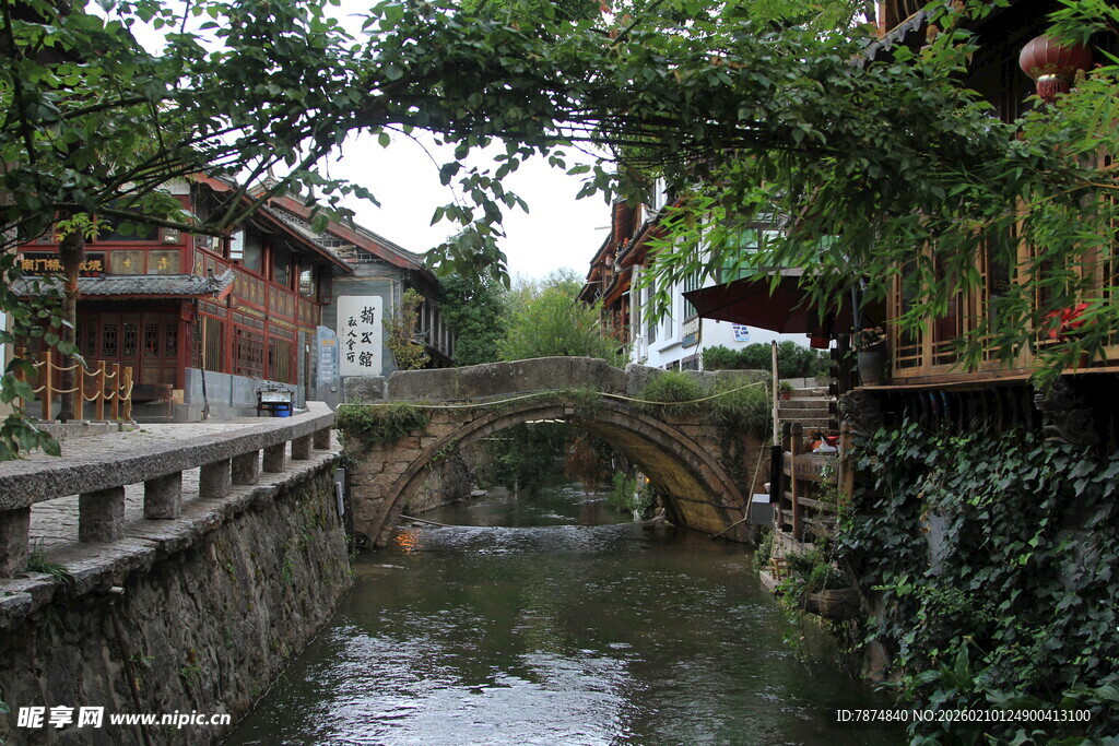 江南水乡石桥流水人家