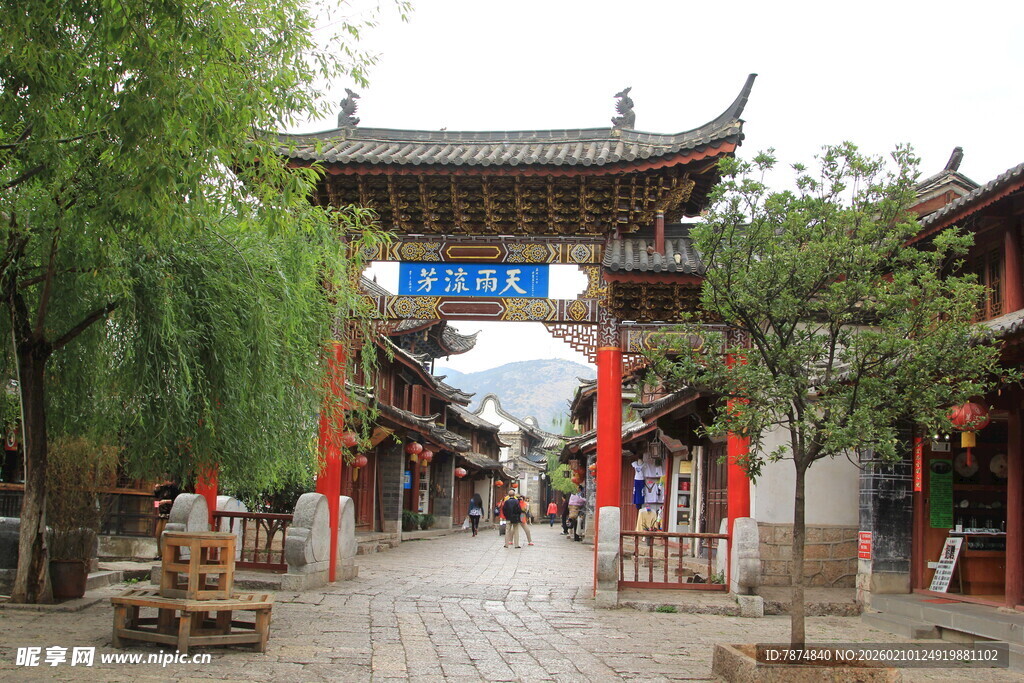 古色古香的中式传统街巷