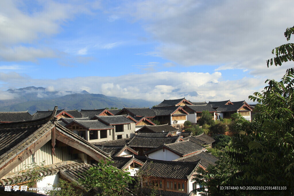 古村落全景风光