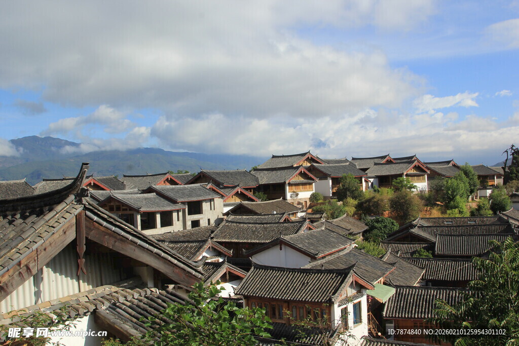 丽江古城传统民居景观