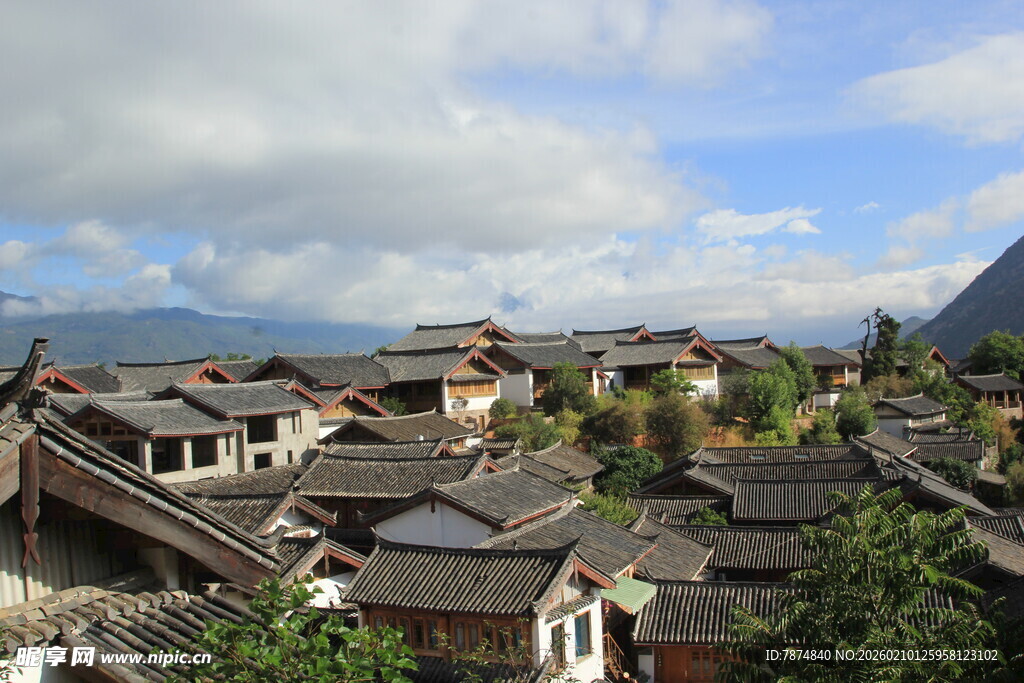 古村落全景风光