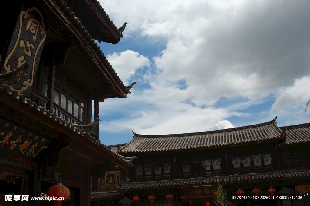 古色古香中式建筑风景