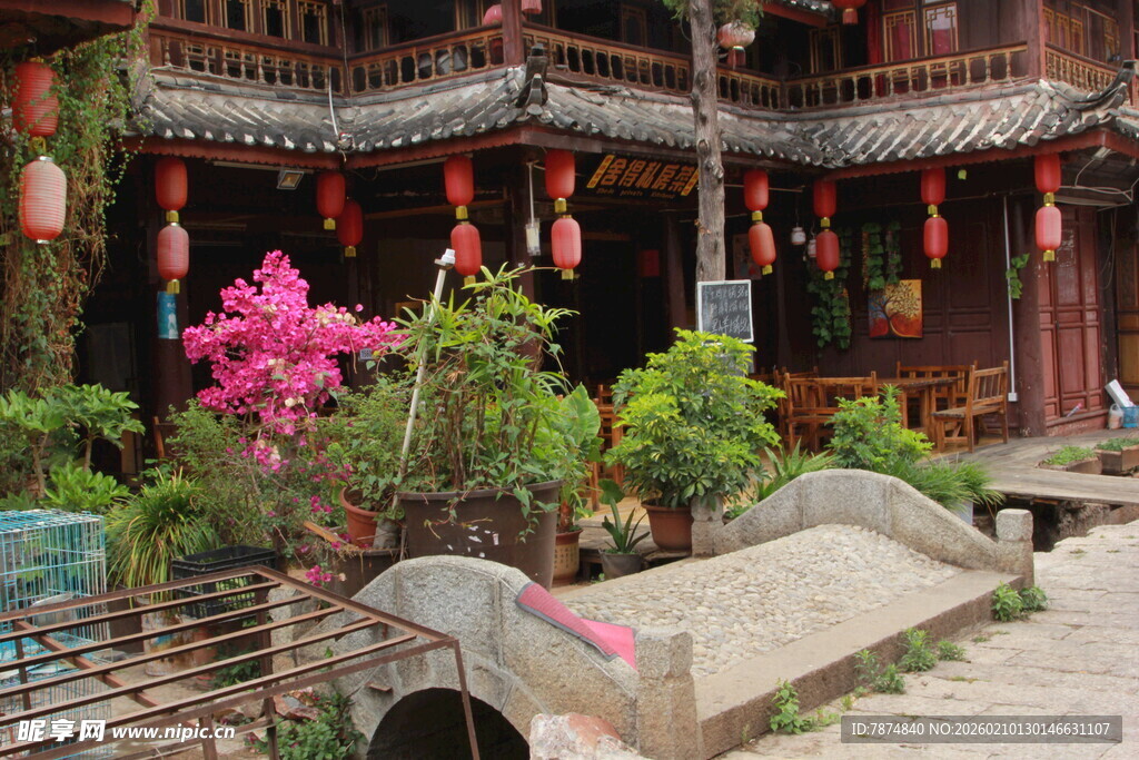 古雅中式庭院景致