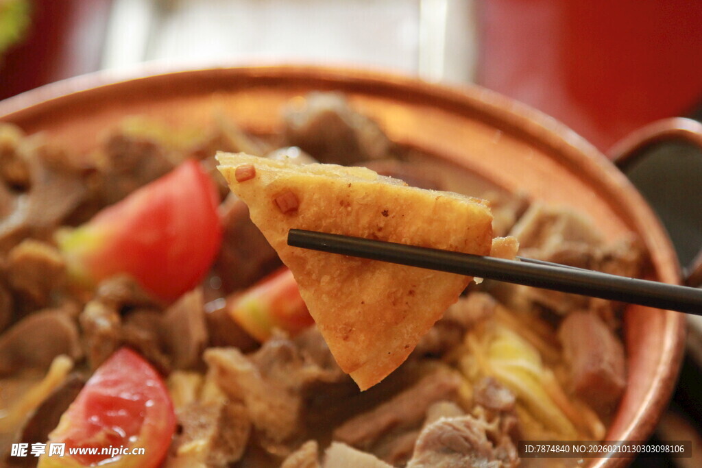 铜锅美食诱人瞬间