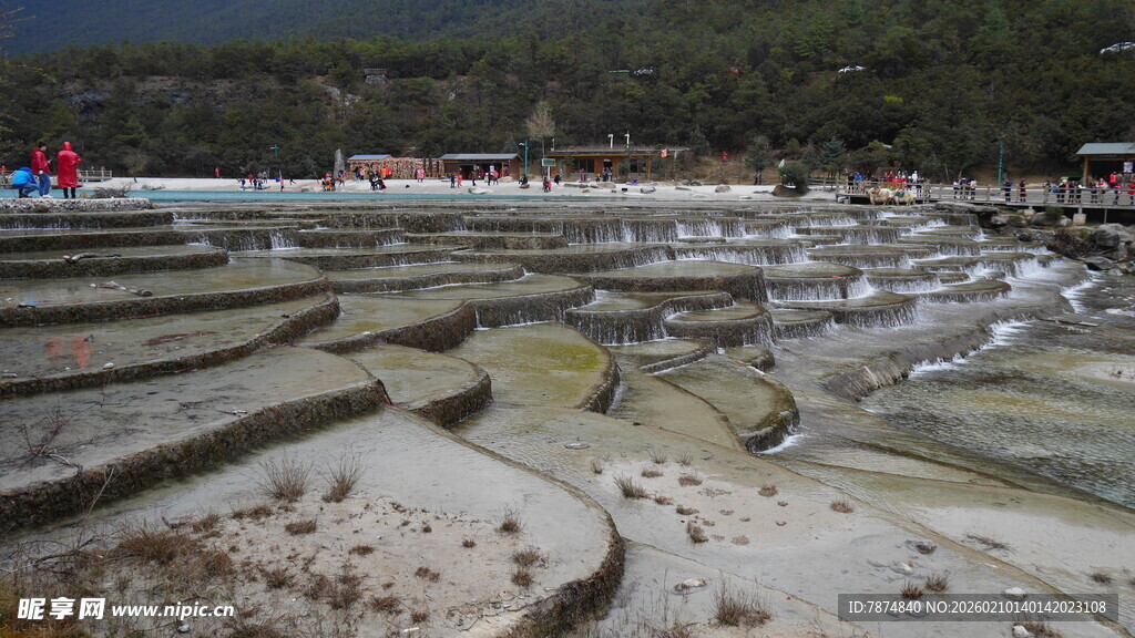 梯田景观 山水间的田园风光