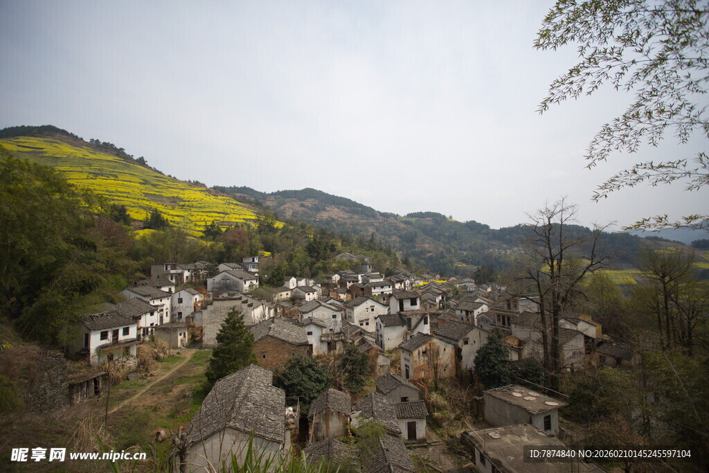 山村景致 宁静古朴村落