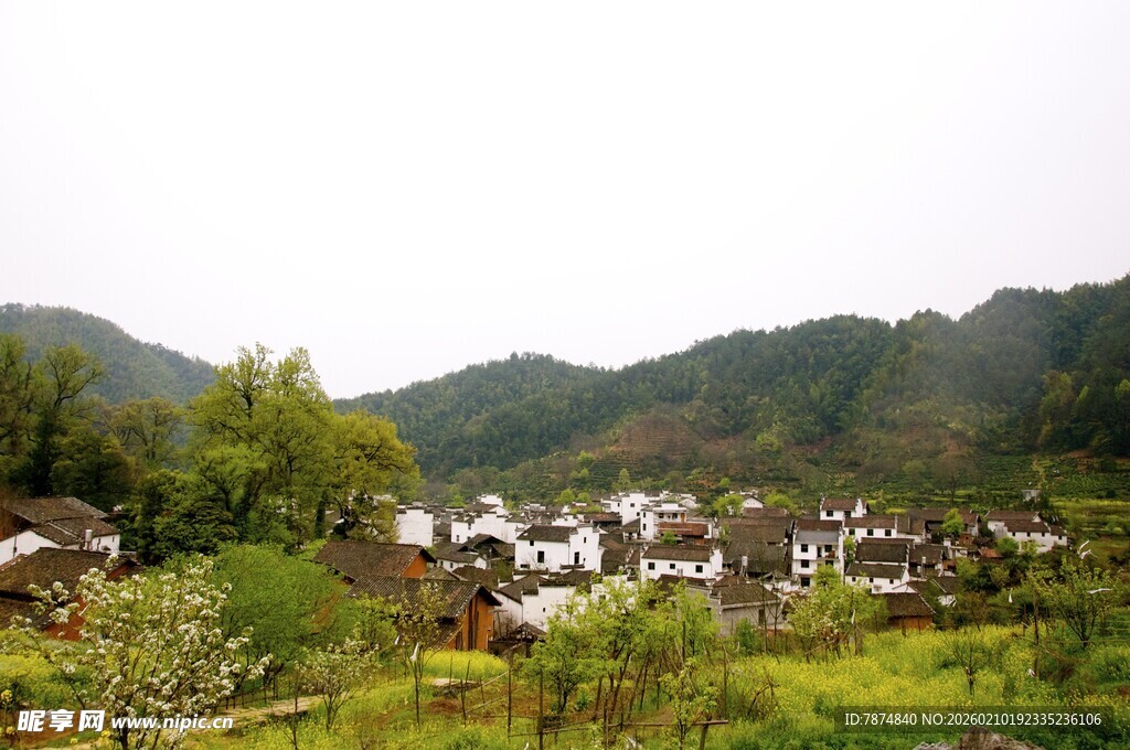 婺源山村田园风光美景