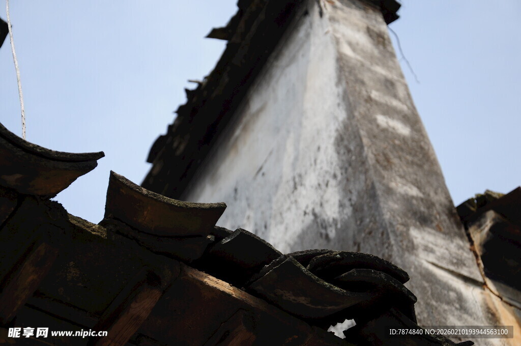 婺源古老建筑一角