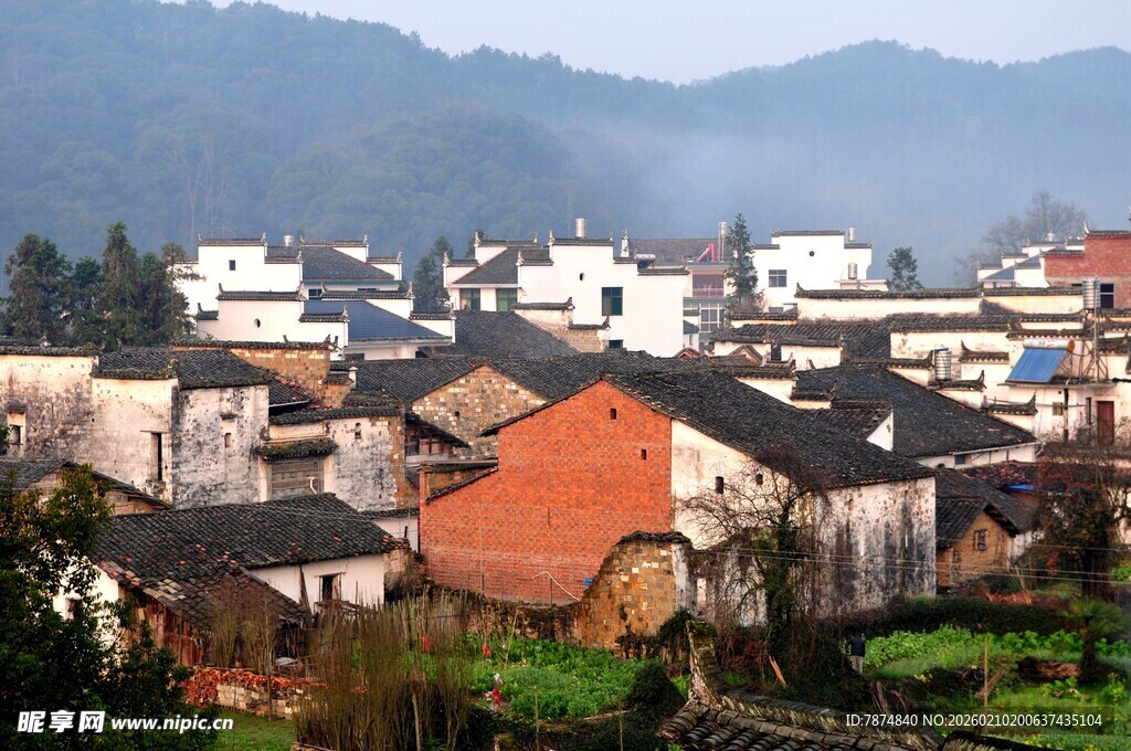 婺源山村民居 静谧的田园景致