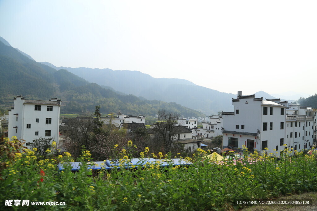婺源山村田园风光美景