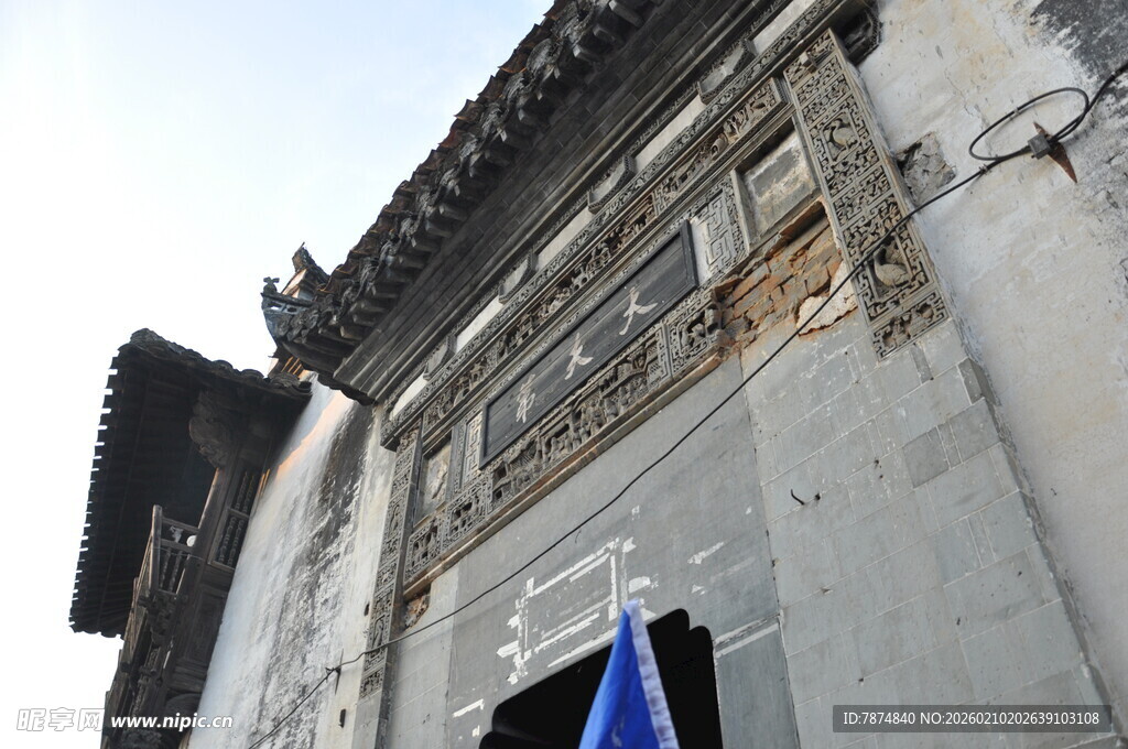 婺源古老建筑一角