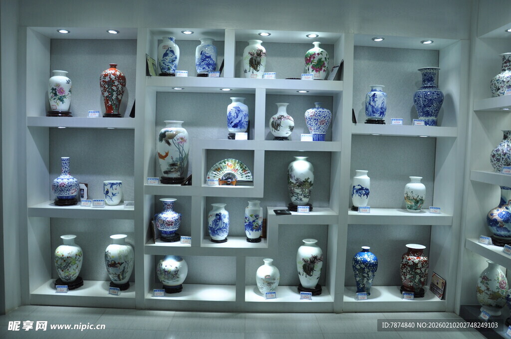 婺源精美瓷器陈列展示架