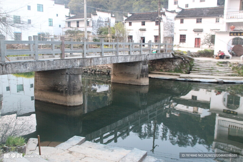 婺源水乡石桥 静谧古朴景致