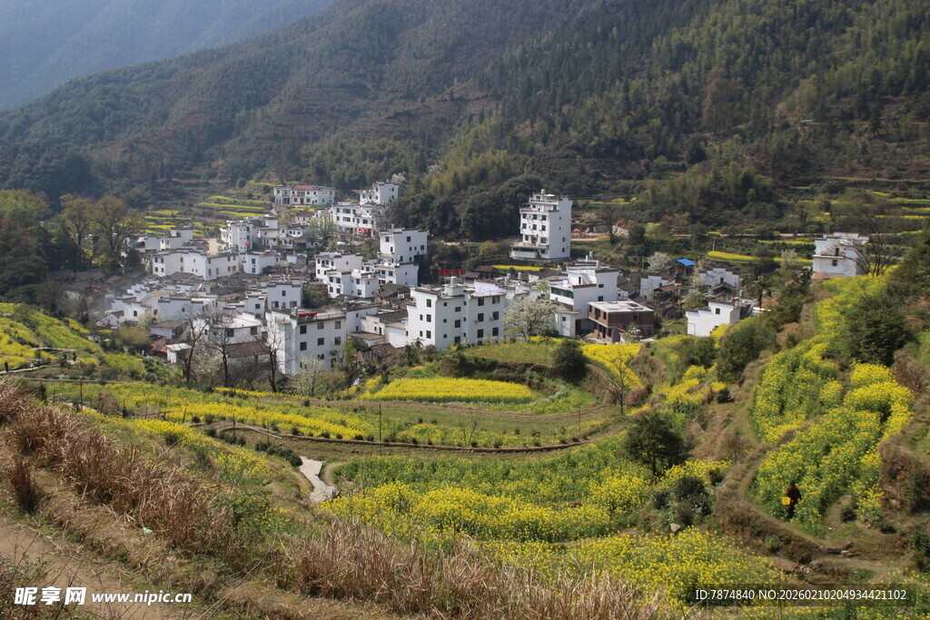 婺源皖南田园村落美景