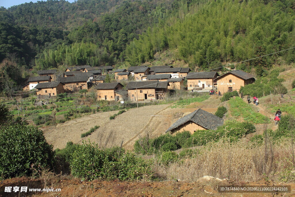 婺源山村田园风光美景