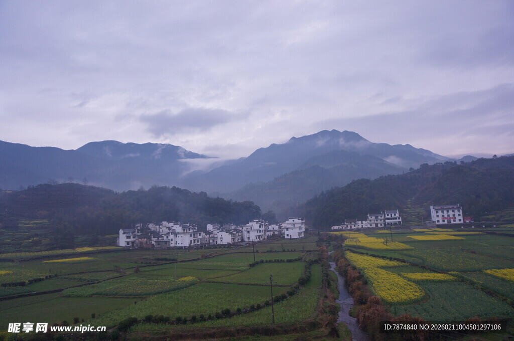 婺源田园山村美景