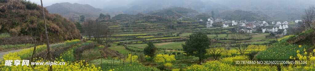 婺源山间田园美景