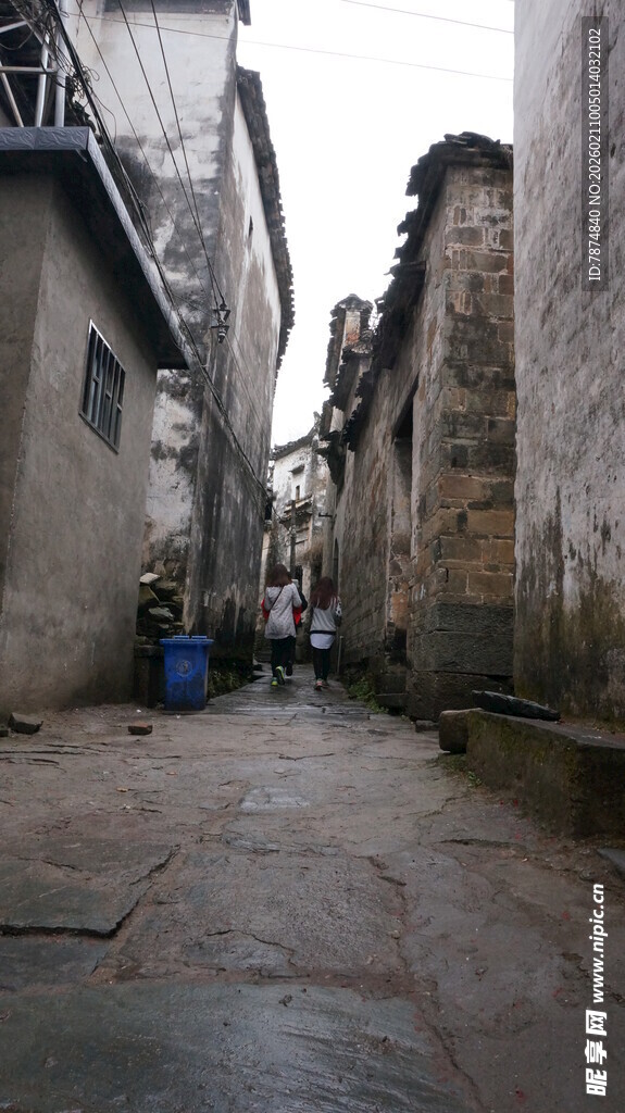 婺源古巷人家 静谧的岁月痕迹