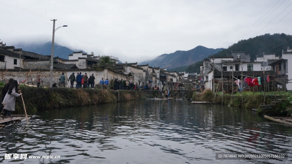 婺源水乡村落风景