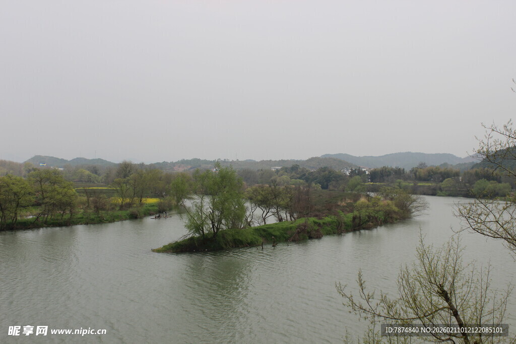 婺源河畔风光 宁静自然景致