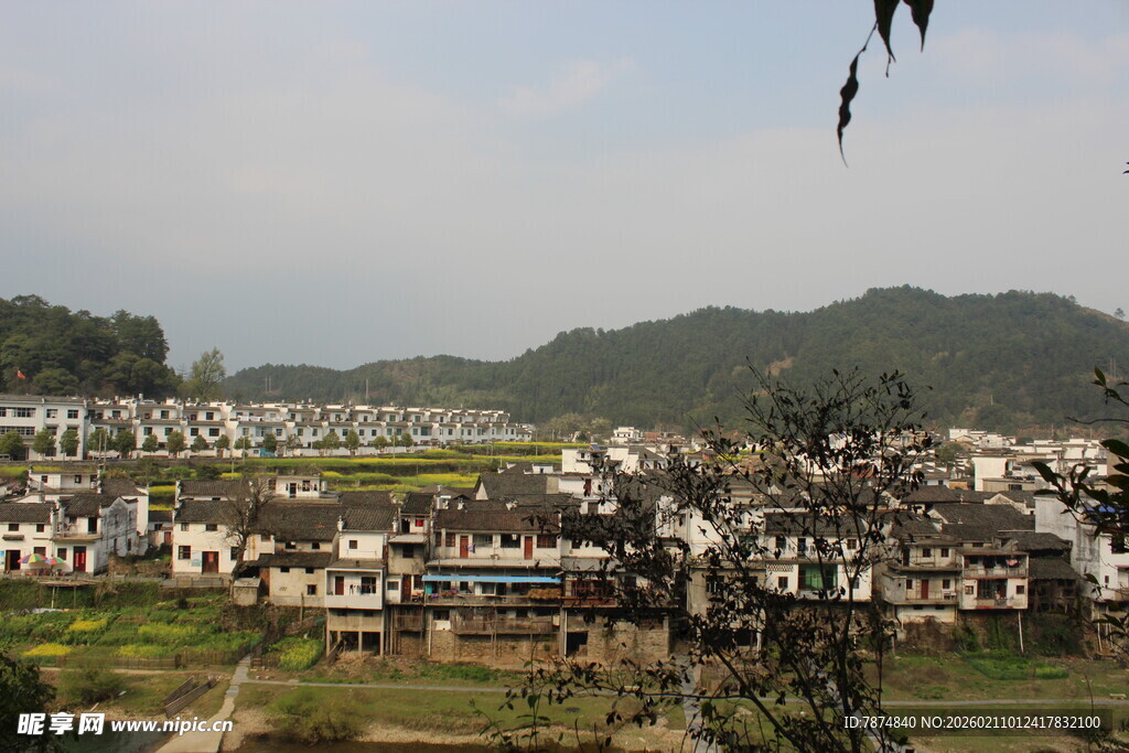 婺源江南乡村田园风光景致