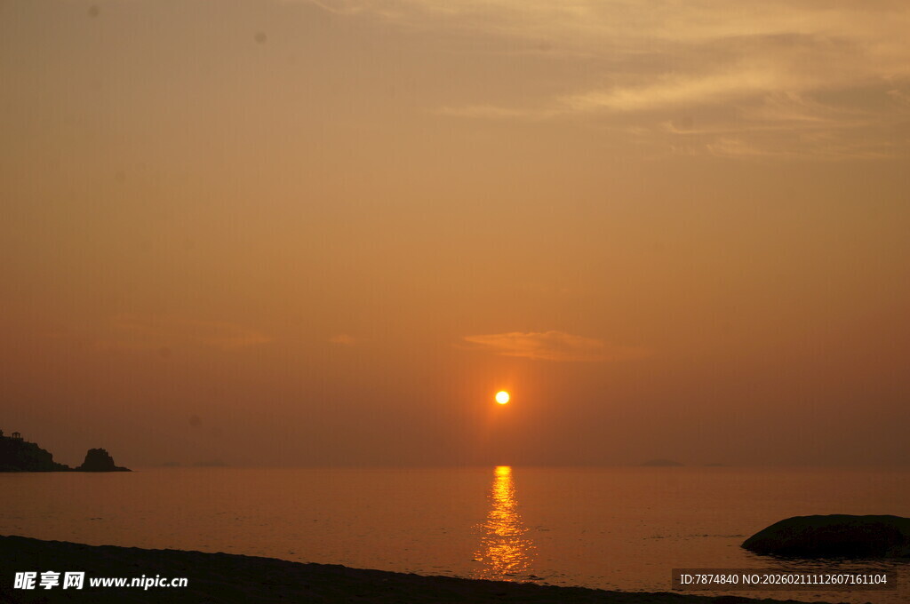 海边日落美景