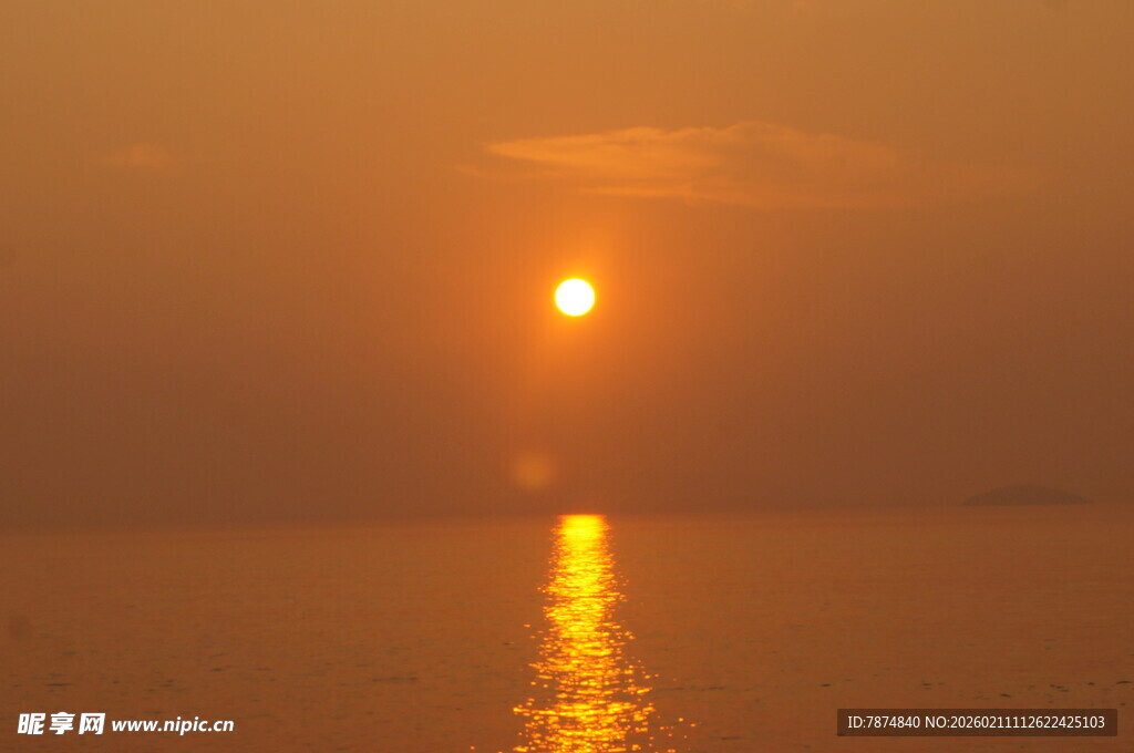海上落日美景