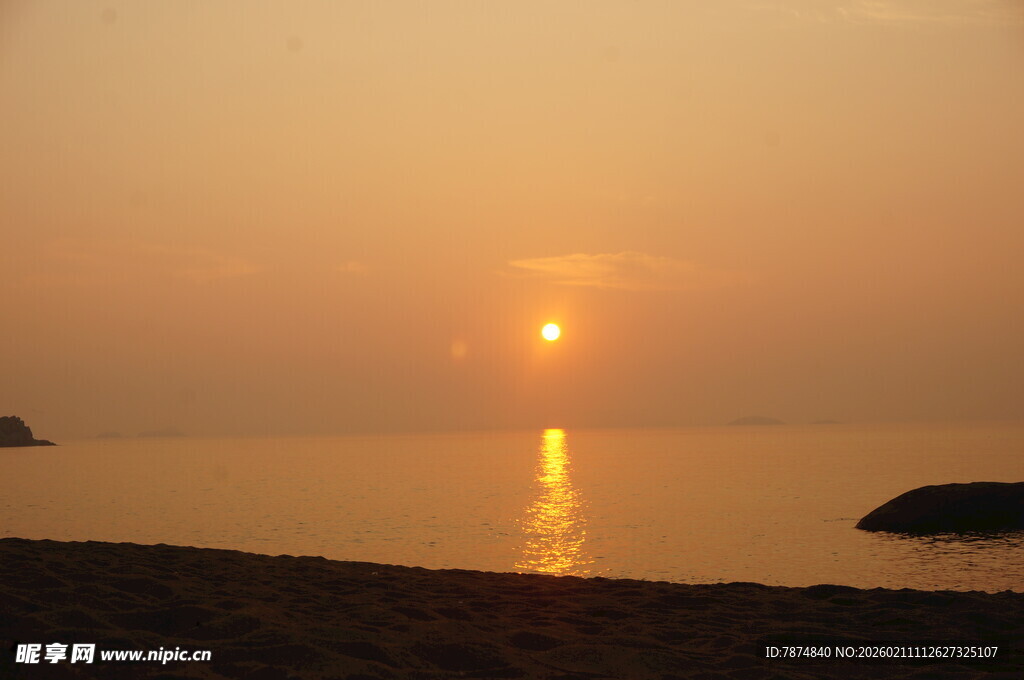 海边日落美景