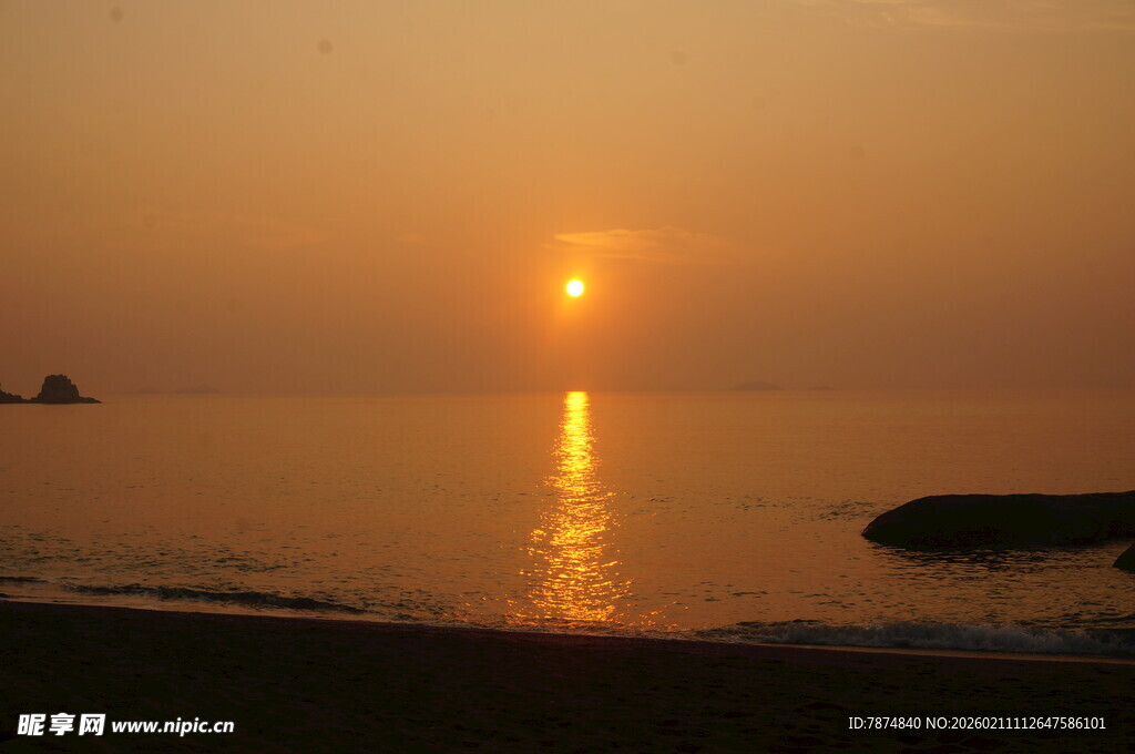 海边日落美景