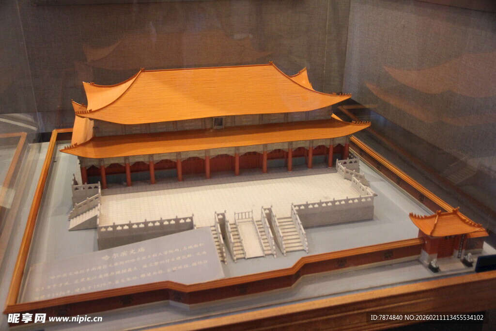 古代宫殿建筑模型展示
