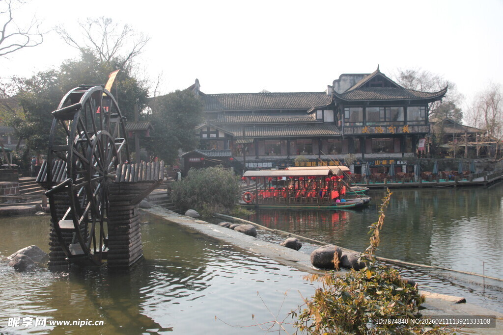 江南水乡古典建筑景观