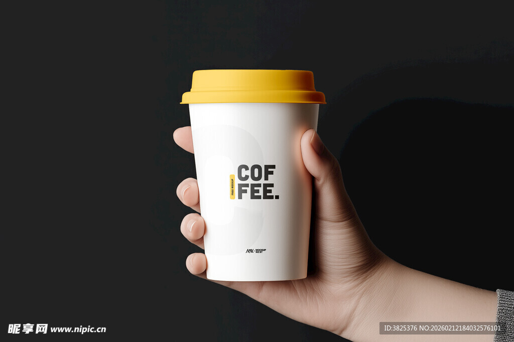 手持咖啡杯样机