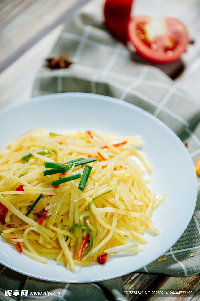 美味爽口的凉拌土豆丝