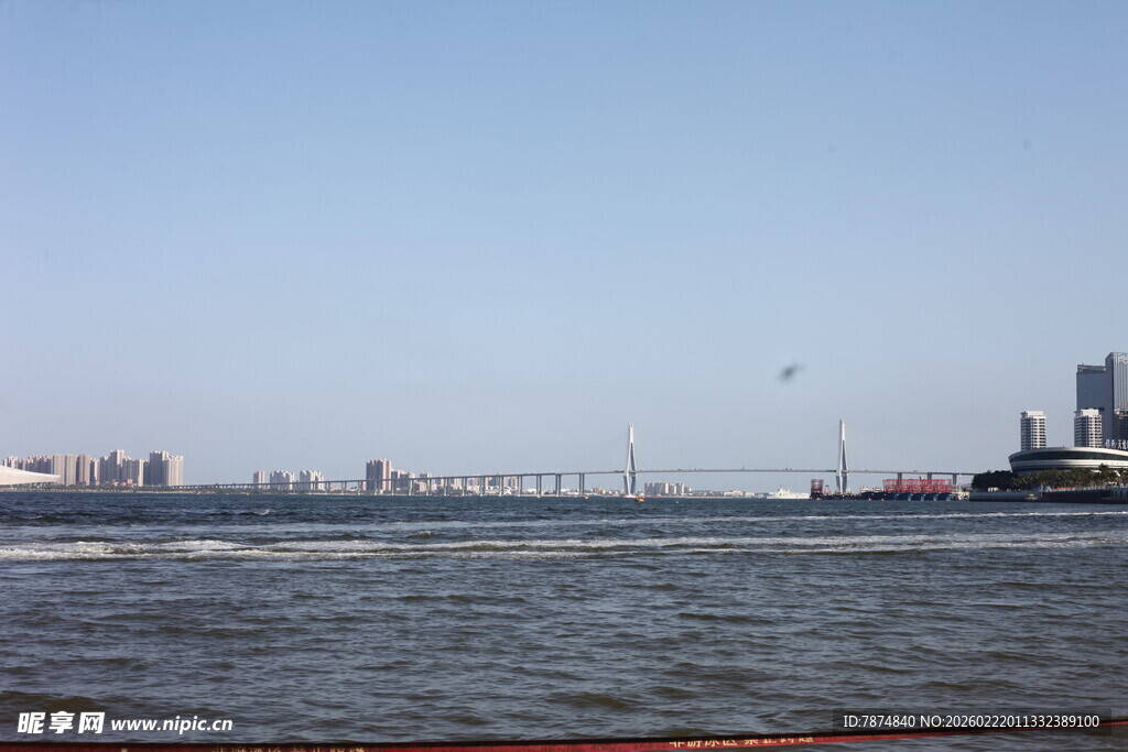 海滨城市港口风景