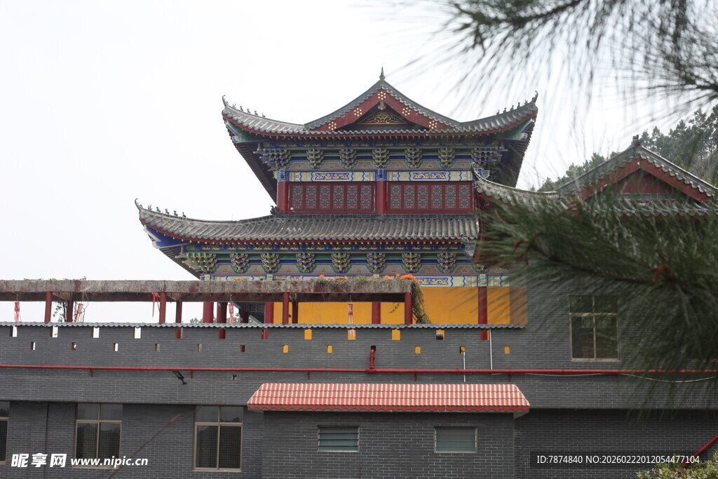 中式古建筑楼阁景观