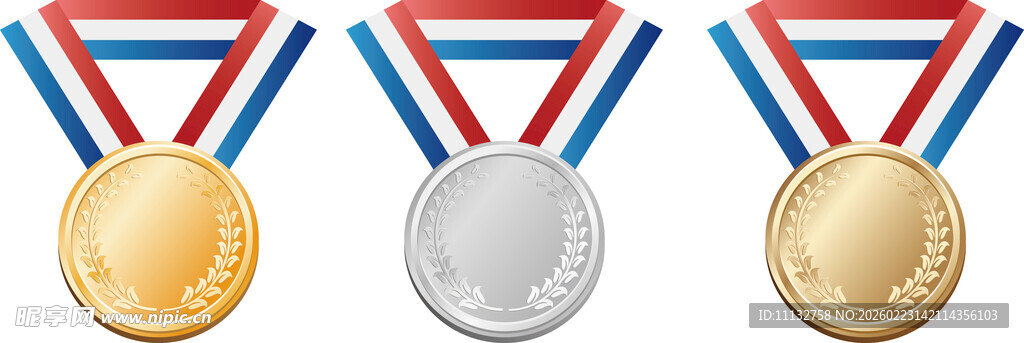 金银铜奖章 冠亚军奖牌