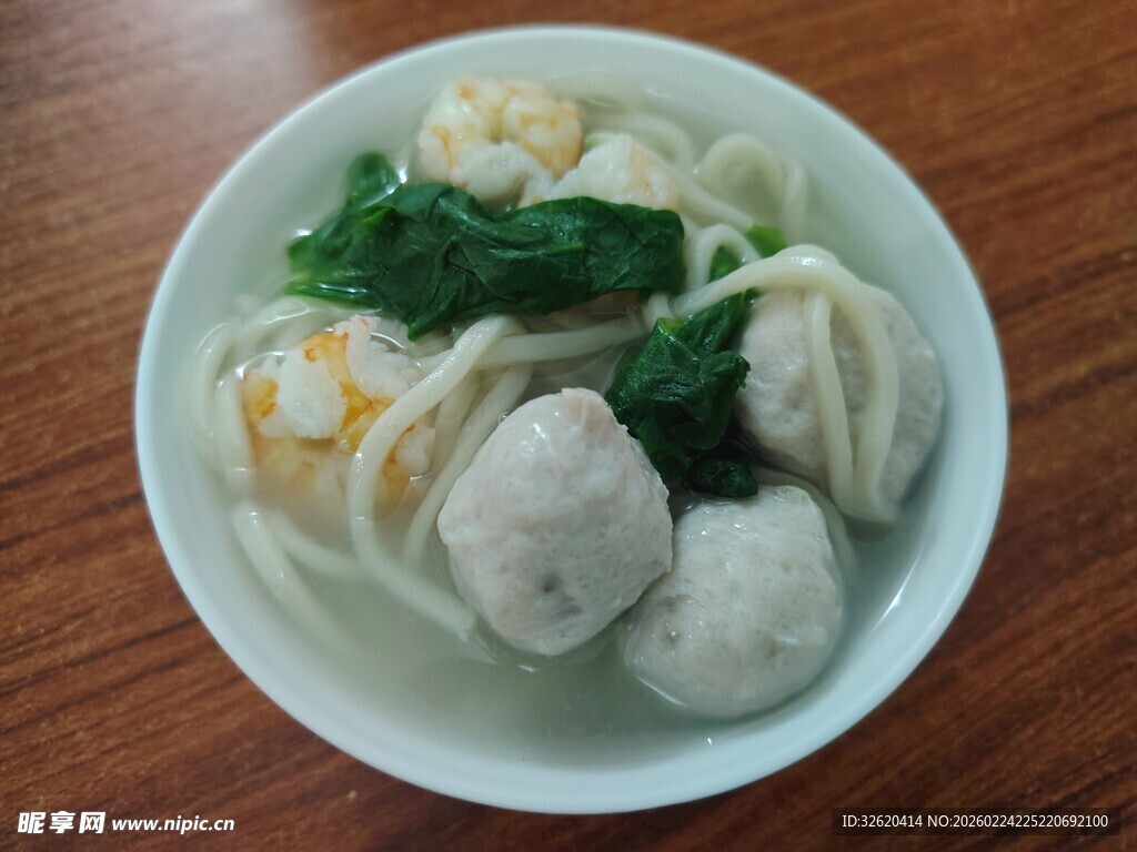 肉丸青菜面
