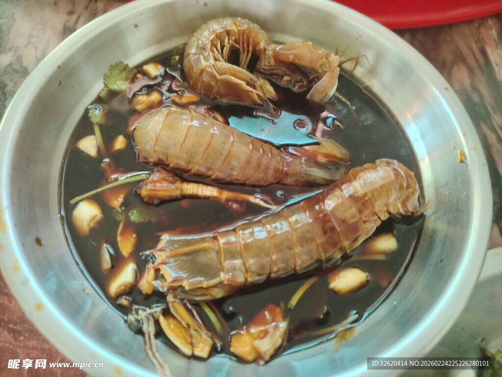 生腌皮皮虾