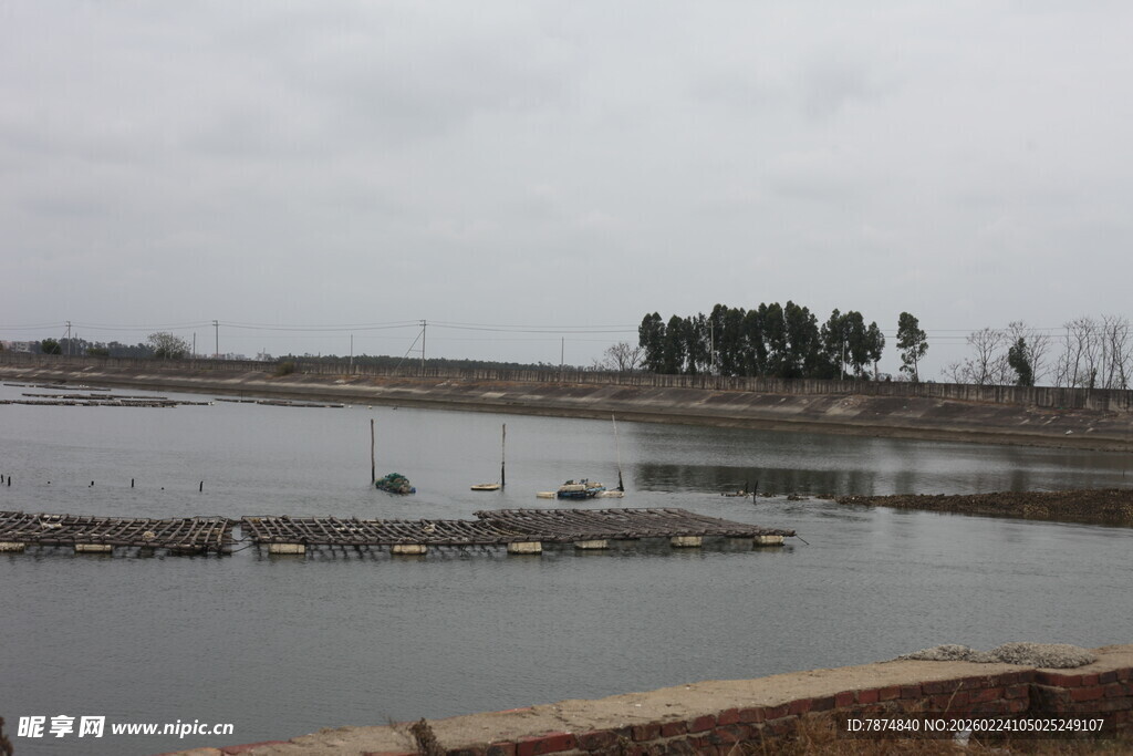 湖畔风景 宁静水域景观