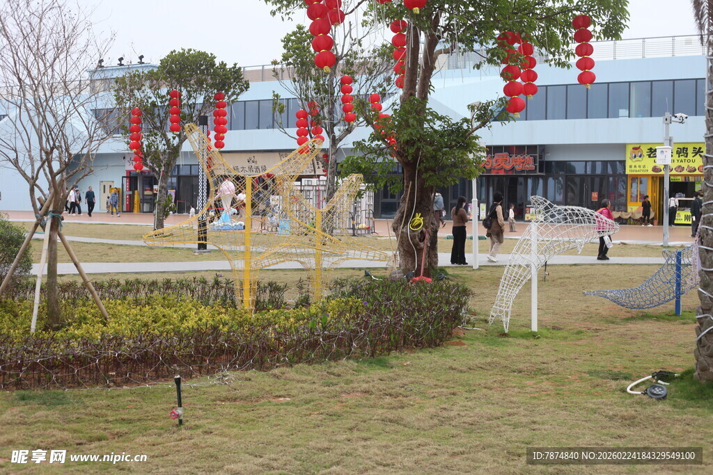 城市广场景观装饰场景