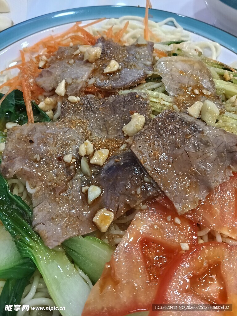 牛肉凉面